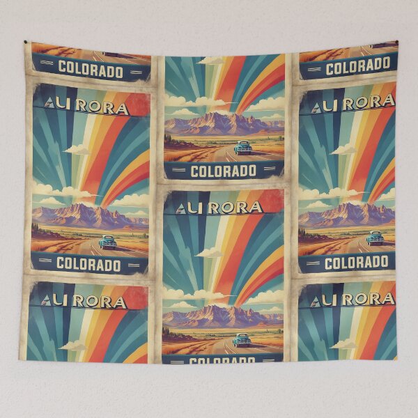 Item preview, Aurora Colorado USA Vintage Travel Tourism  designed and sold by TravelersGems.