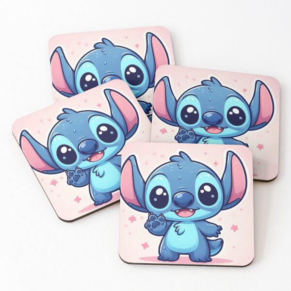 Item preview, Stitch Kawaii With Pink Background designed and sold by EPDL.