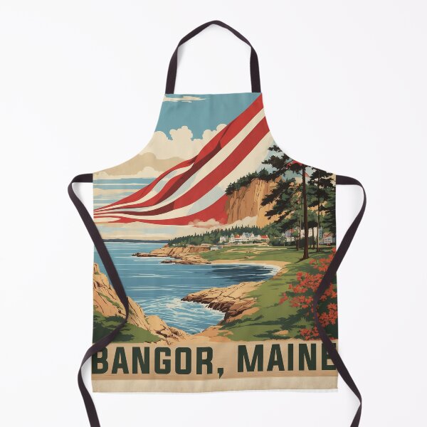 Item preview, Bangor Maine USA Vintage Travel Tourism designed and sold by TravelersGems.