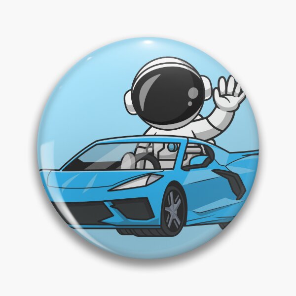 Item preview, "Astro Cruiser: Cute Cartoon Vector Icon" designed and sold by hjian8219.