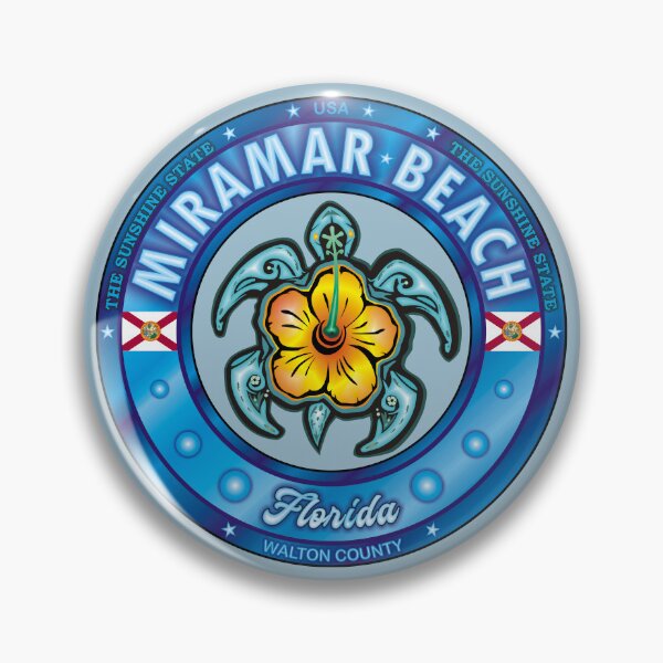 Item preview, Miramar Beach Florida sea turtle hibiscus designed and sold by studioss76.