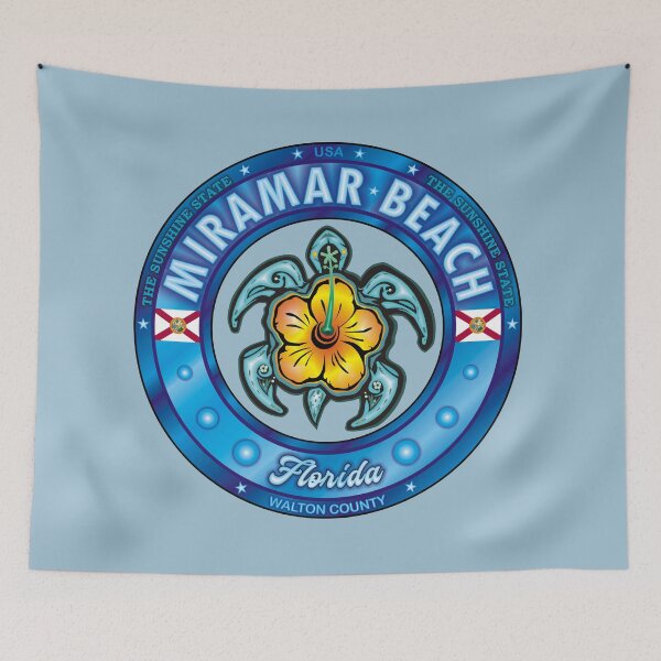 Item preview, Miramar Beach Florida sea turtle hibiscus designed and sold by studioss76.