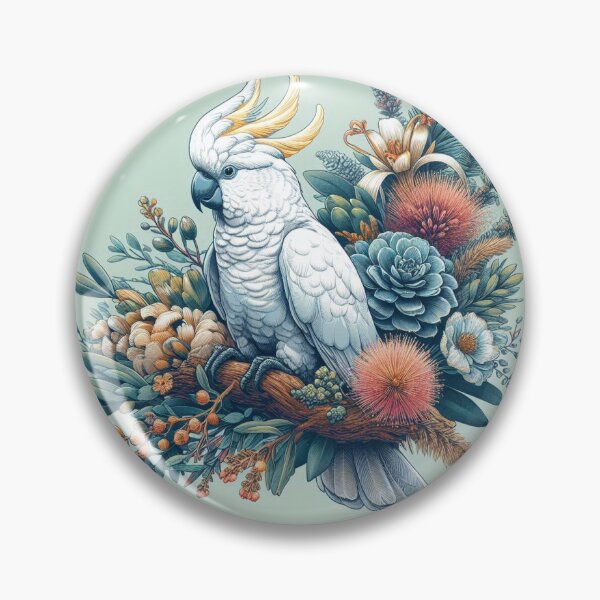 Item preview, Native Flora  Cockatoo  designed and sold by Maddiisbirds.