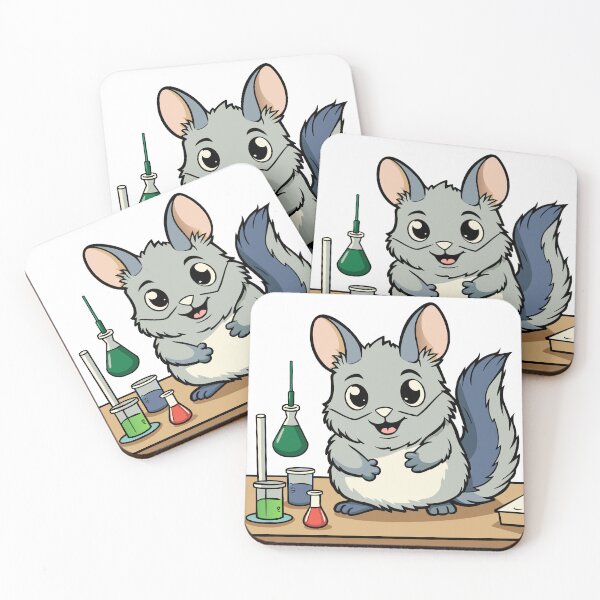 Item preview, Fluffy Chinchilla Conducting a Science Experiment designed and sold by omerfdln34.
