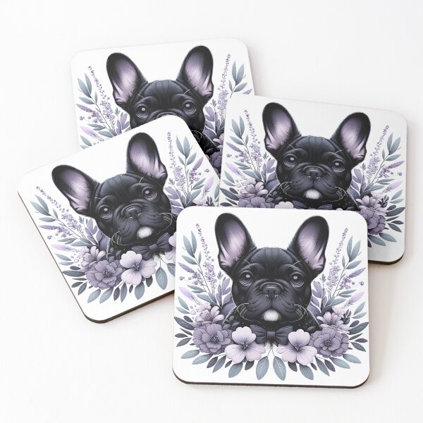 Item preview, Frenchie in Bloom designed and sold by JuniperFinch.
