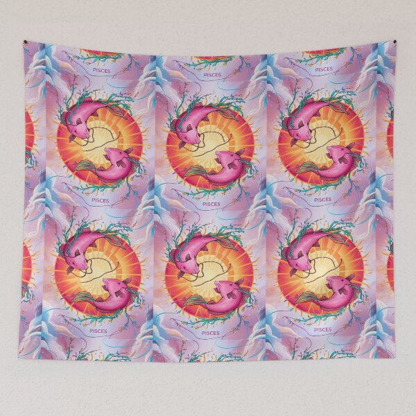 Item preview, Pisces Astrology. Sun in Pisces, Zodiac sign, Pisces symbol designed and sold by ZodiacWonders.