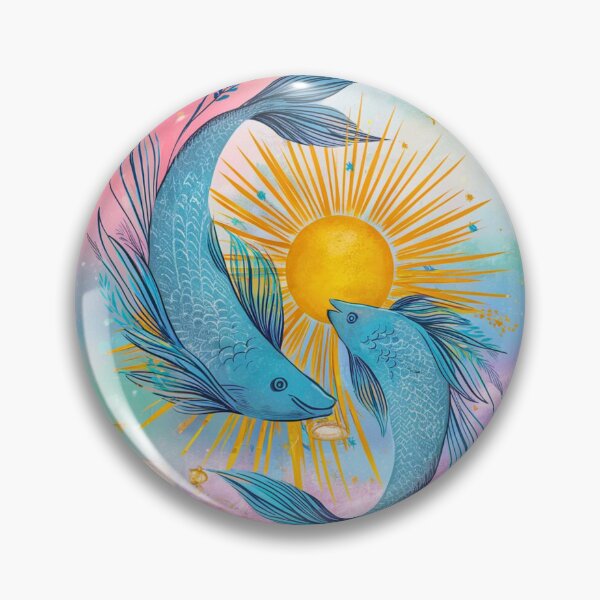 Item preview, Pisces Astrology. Sun in Pisces, Zodiac sign, Pisces symbol designed and sold by ZodiacWonders.