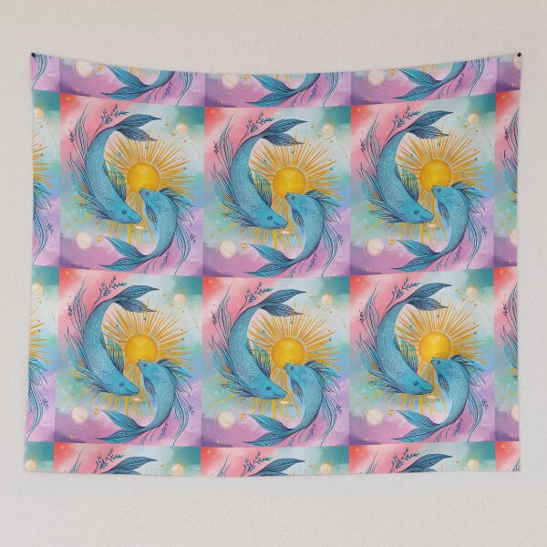 Item preview, Pisces Astrology. Sun in Pisces, Zodiac sign, Pisces symbol designed and sold by ZodiacWonders.