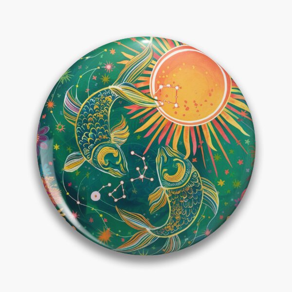 Item preview, Pisces Astrology. Sun in Pisces, Zodiac sign, Pisces symbol designed and sold by ZodiacWonders.
