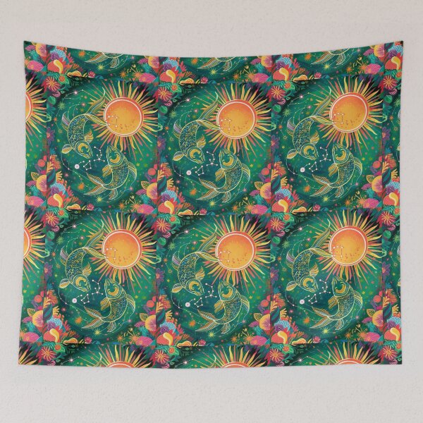 Item preview, Pisces Astrology. Sun in Pisces, Zodiac sign, Pisces symbol designed and sold by ZodiacWonders.