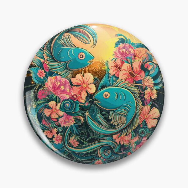 Item preview, Pisces Astrology. Sun in Pisces, Zodiac sign, Pisces symbol designed and sold by ZodiacWonders.