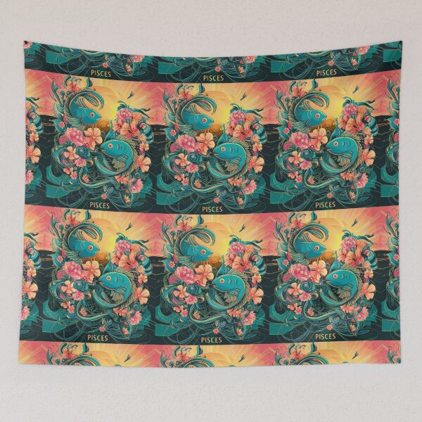 Item preview, Pisces Astrology. Sun in Pisces, Zodiac sign, Pisces symbol designed and sold by ZodiacWonders.