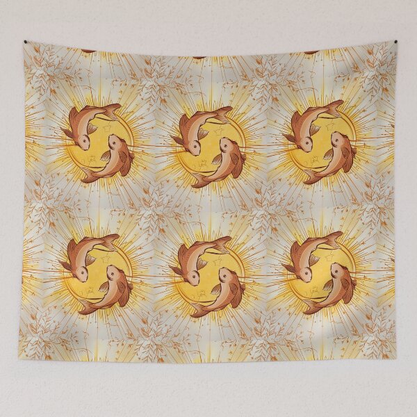 Item preview, Pisces Astrology. Sun in Pisces, Zodiac sign, Pisces symbol designed and sold by ZodiacWonders.