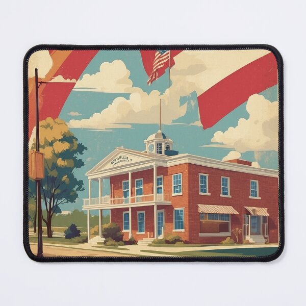 Item preview, Bentonville Arkansas USA Vintage Travel Tourism  designed and sold by TravelersGems.