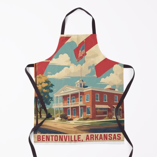 Item preview, Bentonville Arkansas USA Vintage Travel Tourism designed and sold by TravelersGems.