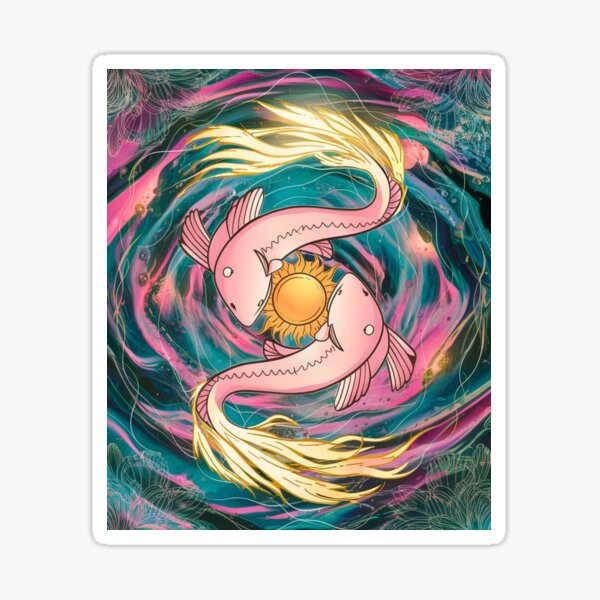 Item preview, Pisces Astrology. Sun in Pisces, Zodiac sign, Pisces symbol designed and sold by ZodiacWonders.
