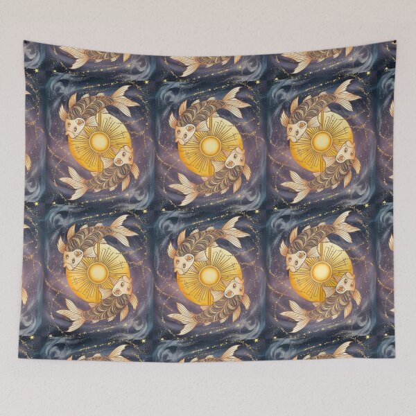 Item preview, Pisces Astrology. Sun in Pisces, Zodiac sign, Pisces symbol designed and sold by ZodiacWonders.