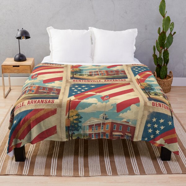 Item preview, Bentonville Arkansas USA Vintage Travel Tourism  designed and sold by TravelersGems.