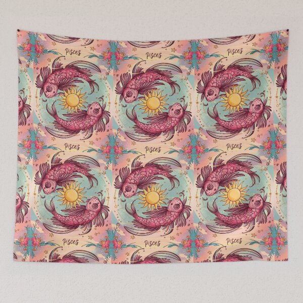 Item preview, Pisces Astrology. Sun in Pisces, Zodiac sign, Pisces symbol designed and sold by ZodiacWonders.