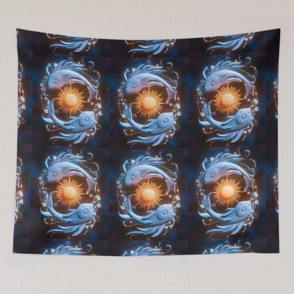 Item preview, Pisces Astrology. Sun in Pisces, Zodiac sign, Pisces symbol designed and sold by ZodiacWonders.
