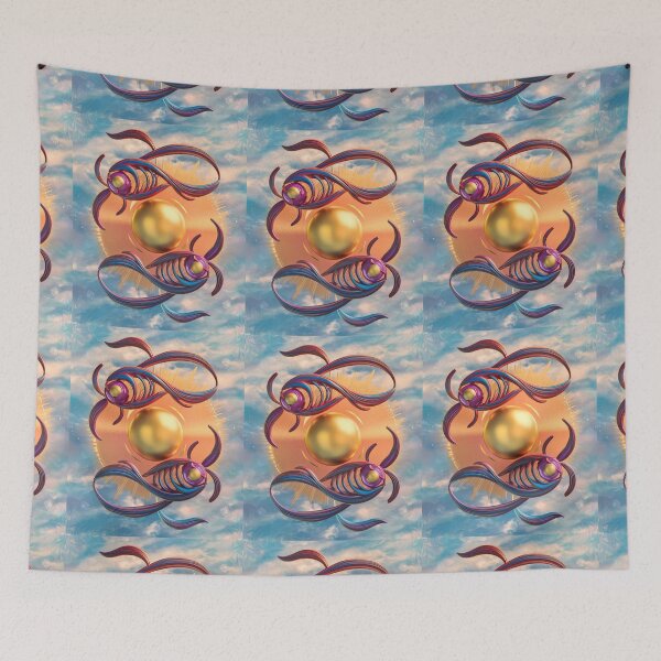 Item preview, Pisces Astrology. Sun in Pisces, Zodiac sign, Pisces symbol designed and sold by ZodiacWonders.
