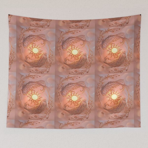 Item preview, Pisces Astrology. Sun in Pisces, Zodiac sign, Pisces symbol designed and sold by ZodiacWonders.