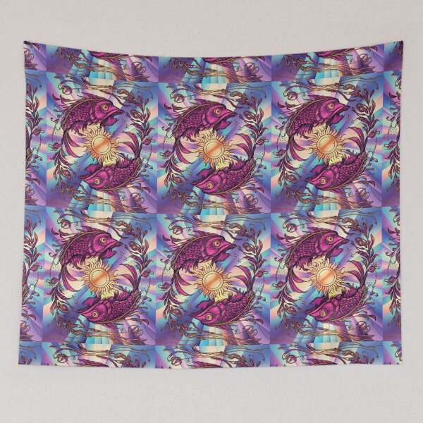 Item preview, Pisces Astrology. Sun in Pisces, Zodiac sign, Pisces symbol designed and sold by ZodiacWonders.