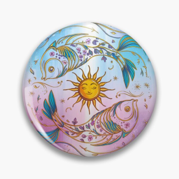 Item preview, Pisces Astrology. Sun in Pisces, Zodiac sign, Pisces symbol designed and sold by ZodiacWonders.