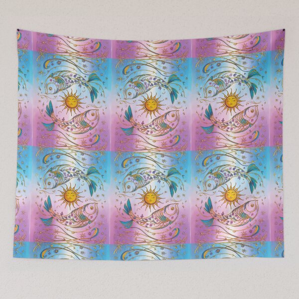 Item preview, Pisces Astrology. Sun in Pisces, Zodiac sign, Pisces symbol designed and sold by ZodiacWonders.