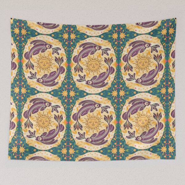 Item preview, Pisces Astrology. Sun in Pisces, Zodiac sign, Pisces symbol designed and sold by ZodiacWonders.