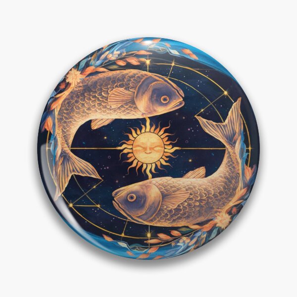 Item preview, Pisces Astrology. Sun in Pisces, Zodiac sign, Pisces symbol designed and sold by ZodiacWonders.