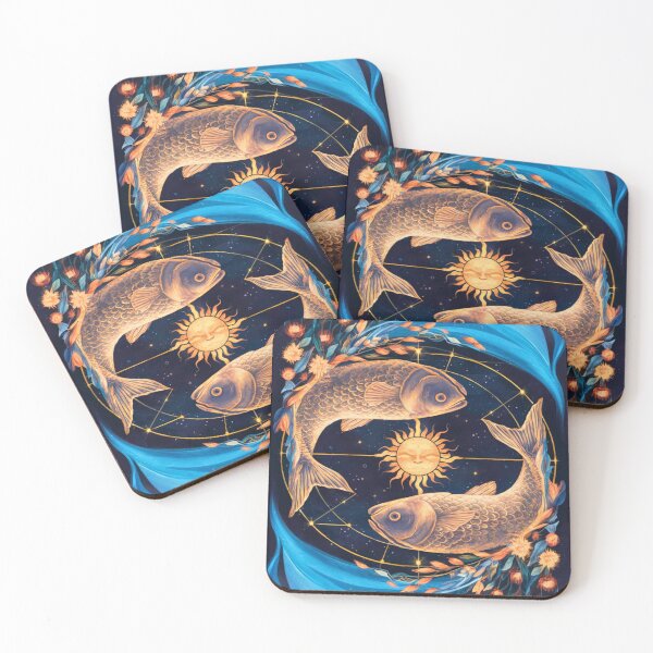 Item preview, Pisces Astrology. Sun in Pisces, Zodiac sign, Pisces symbol designed and sold by ZodiacWonders.
