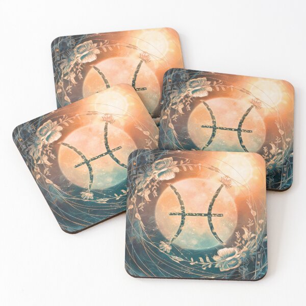 Item preview, Pisces Astrology. Sun in Pisces, Zodiac sign, Pisces symbol designed and sold by ZodiacWonders.