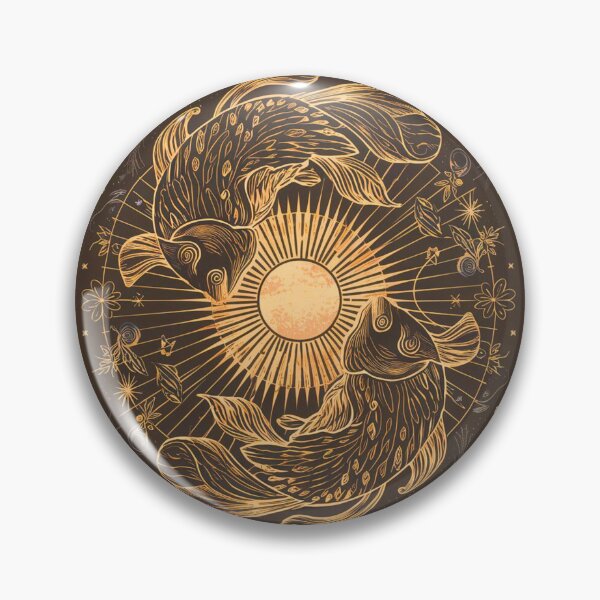 Item preview, Pisces Astrology. Sun in Pisces, Zodiac sign, Pisces symbol designed and sold by ZodiacWonders.