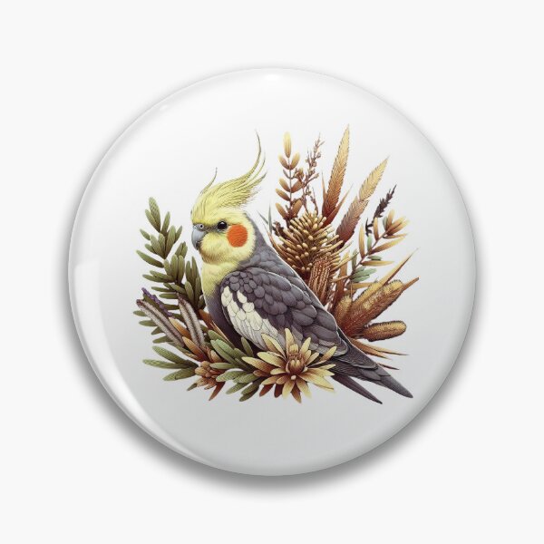 Item preview, Native Flora Cockatiel  designed and sold by Maddiisbirds.