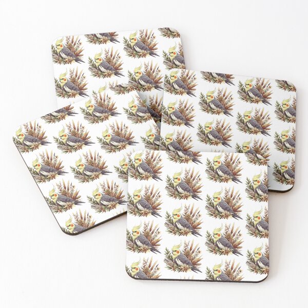 Item preview, Native Flora Cockatiel  designed and sold by Maddiisbirds.