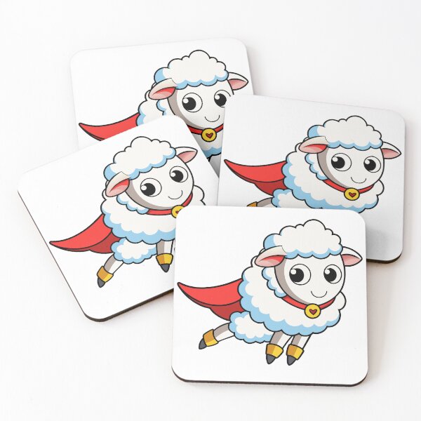 Item preview, Fluffy Lamb Dressed as a Superhero designed and sold by omerfdln34.