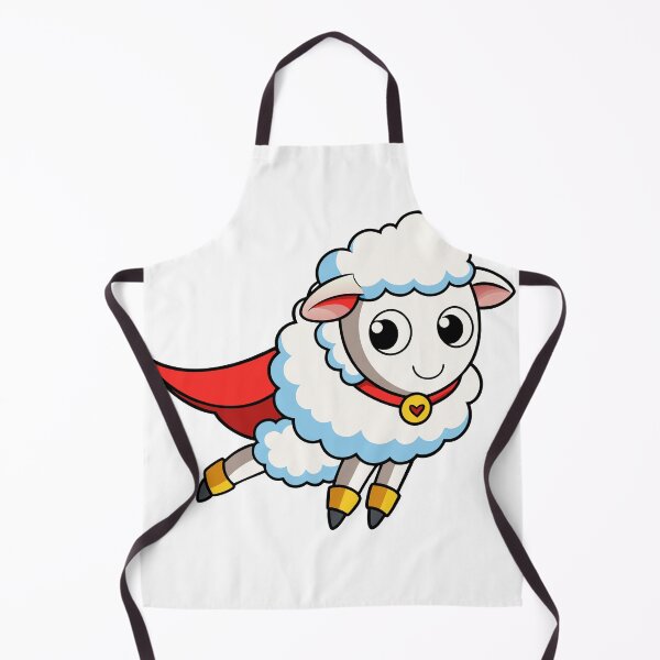 Item preview, Fluffy Lamb Dressed as a Superhero designed and sold by omerfdln34.