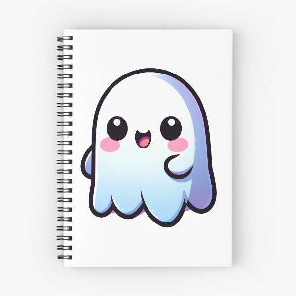 Item preview, Kawaii ghost designed and sold by Cloudlilyart.