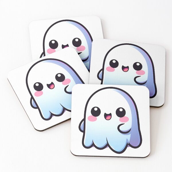 Item preview, Kawaii ghost designed and sold by Cloudlilyart.