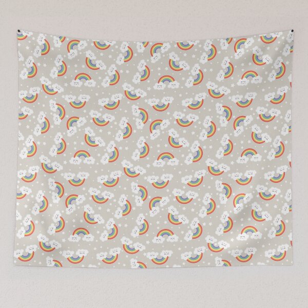 Item preview, Gray Rainbow Kawaii designed and sold by machmigo.