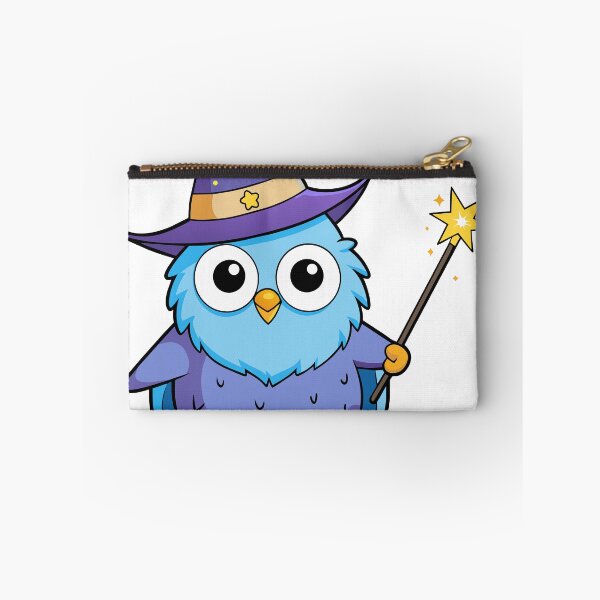 Item preview, Fluffy Owl Wearing a Wizard Hat designed and sold by omerfdln34.