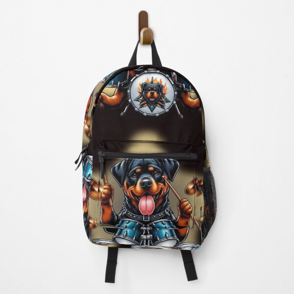 Item preview, Rottweiler drummer dog. It's rock time designed and sold by Sublime Infinito.