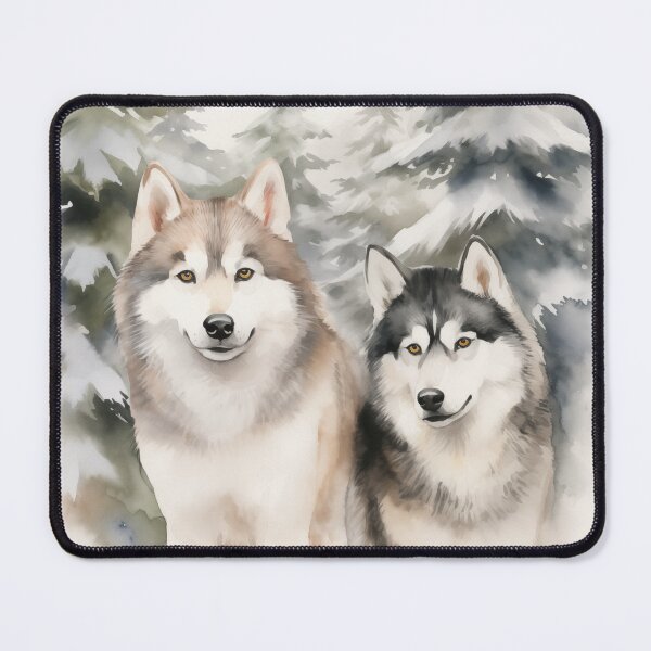Item preview, Alaskan Malamute Watercolor designed and sold by Samuelsboro.