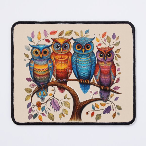 Item preview, Fanciful Owls designed and sold by Myra365Art.