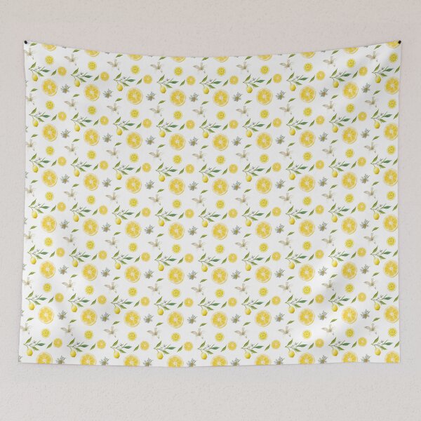 Item preview, Lemon Pattern Art - Fresh Lemon Designs designed and sold by MagicCreationsW.