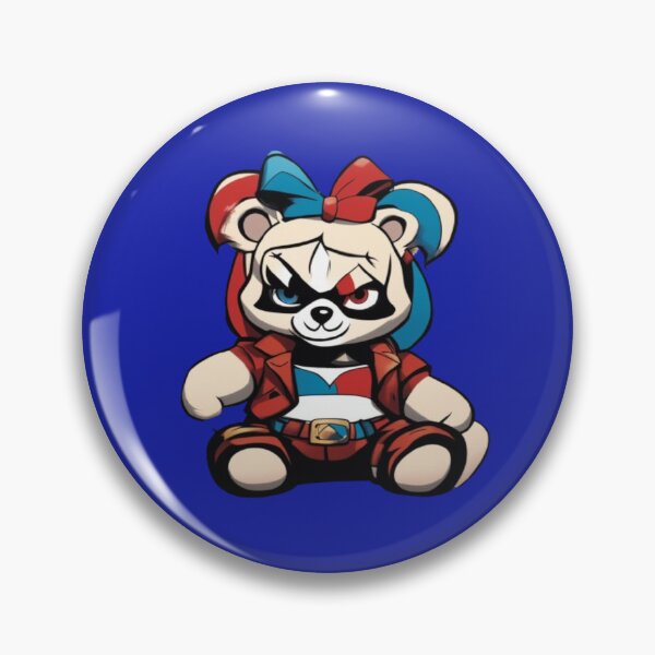 Item preview, Harley The Bear, Product Colour: Azure Blue  designed and sold by Midnight Veil Designs.