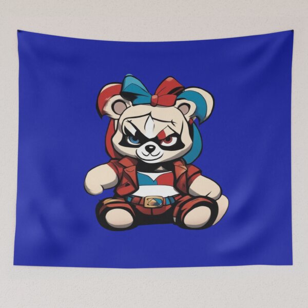 Item preview, Harley The Bear, Product Colour: Azure Blue  designed and sold by Midnight Veil Designs.