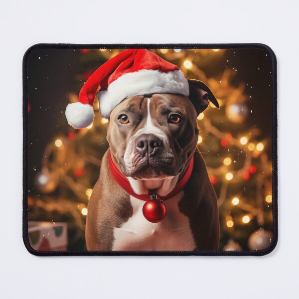 Item preview, Christmas American Staffordshire Terrier designed and sold by Samuelsboro.