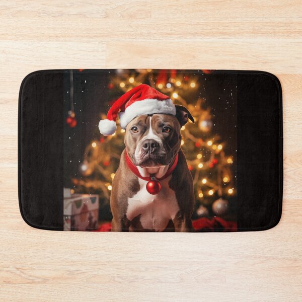 Item preview, Christmas American Staffordshire Terrier designed and sold by Samuelsboro.